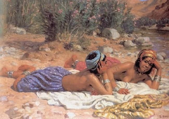 Charles Alphonse du Fresnoy Bathers Resting Sweden oil painting art